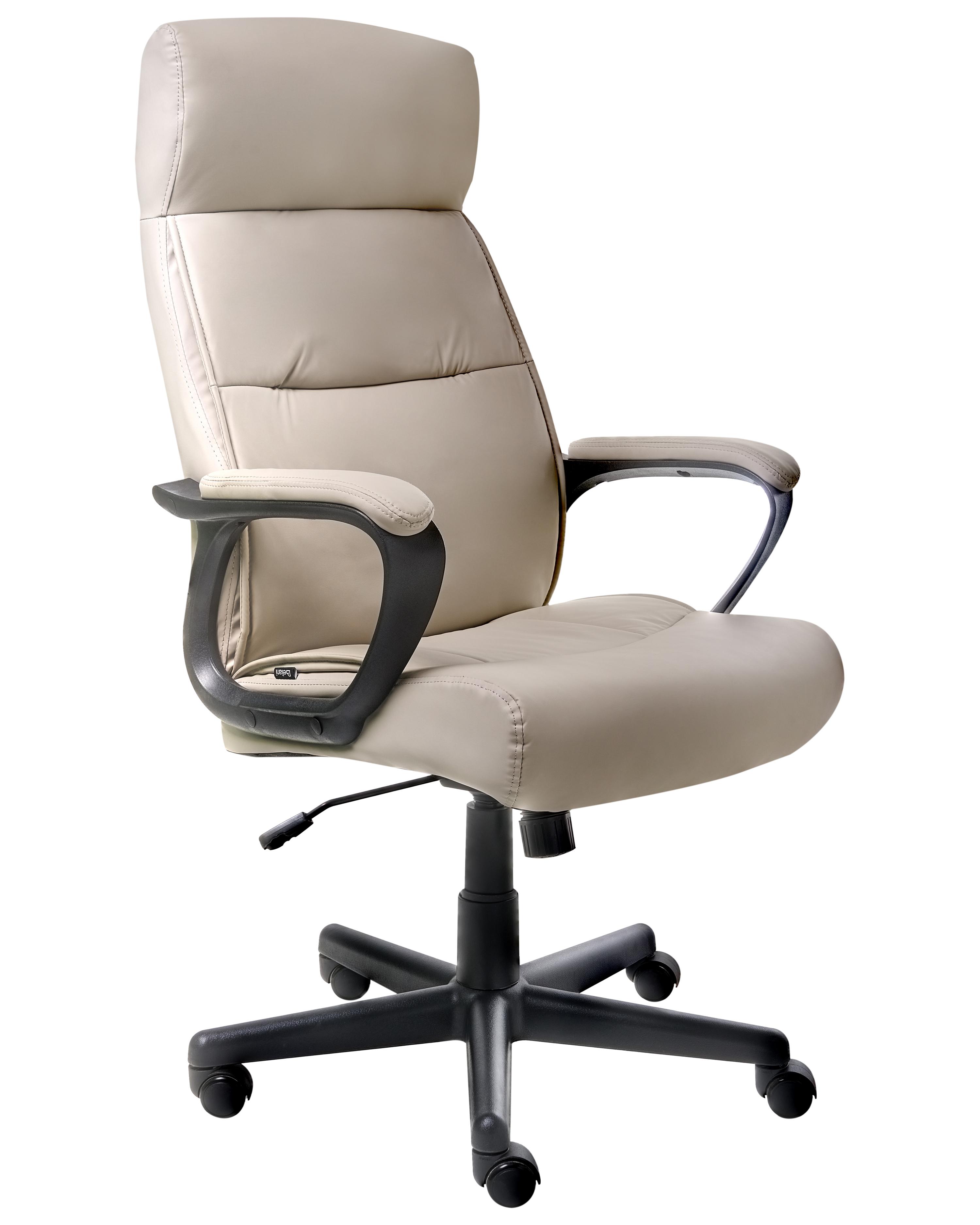 Executive Chair GURU Faux Leather Beige