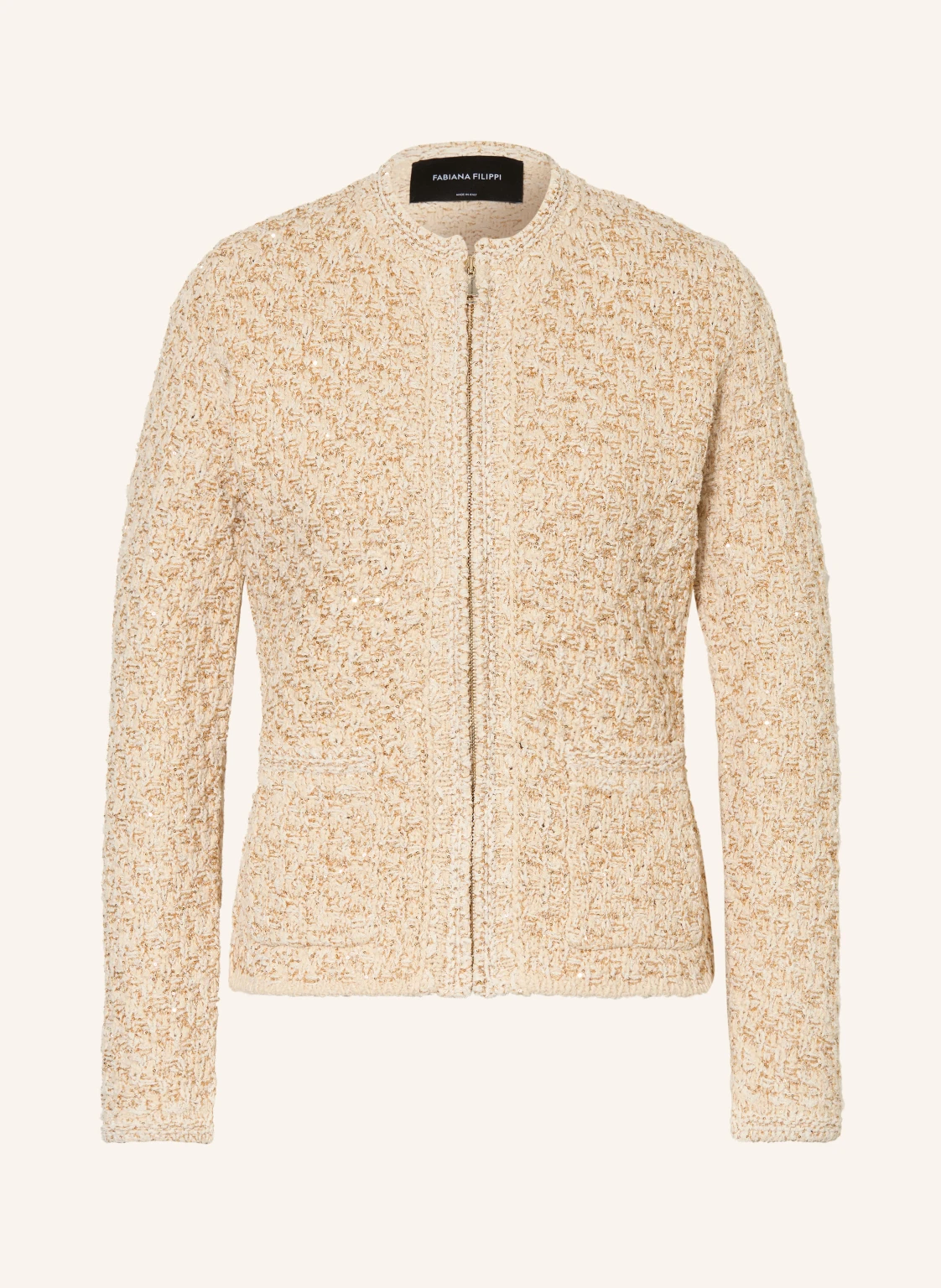 FABIANA FILIPPI Strickjacke mit Pailetten
