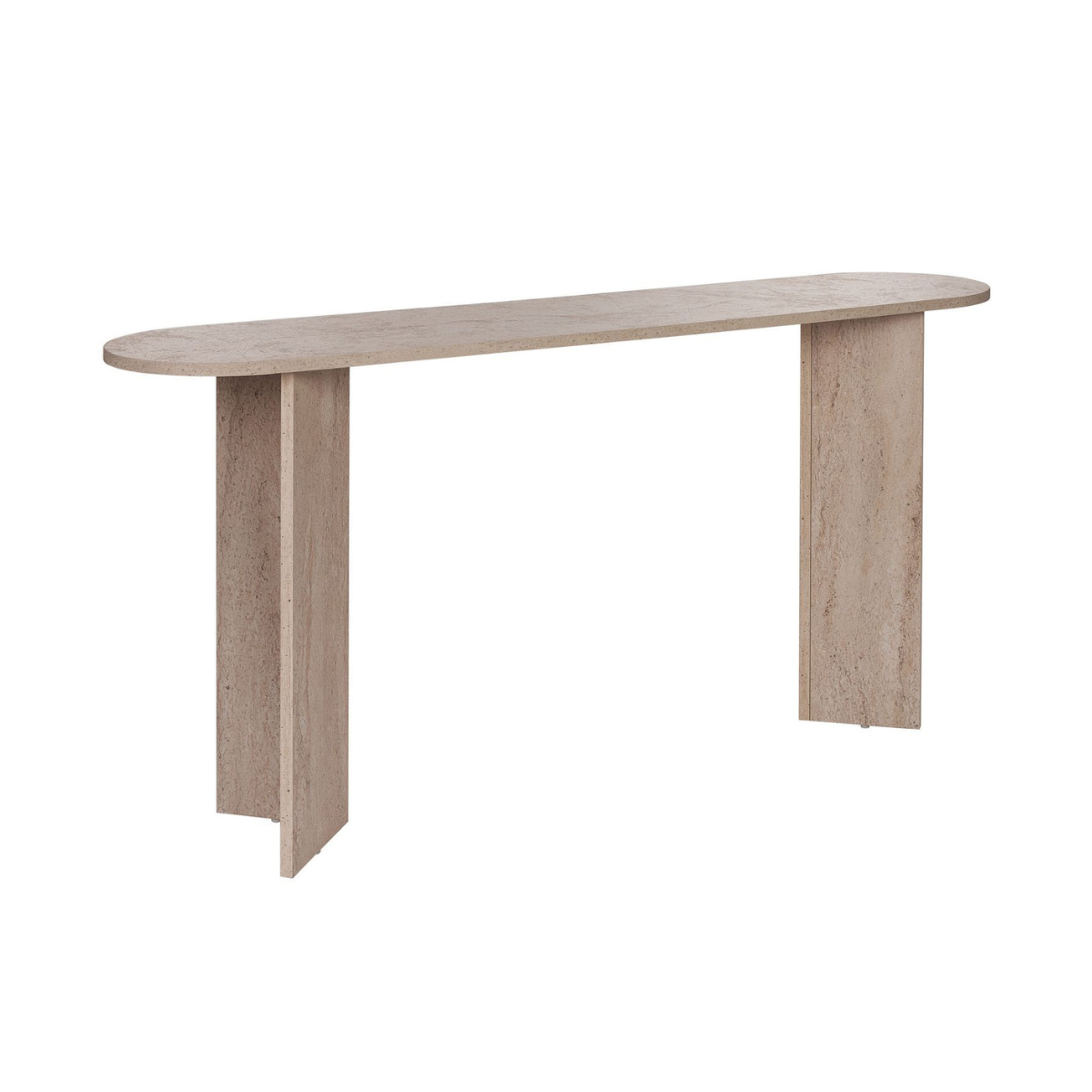 Calicosy - SIRA Design haltafel - Zwart hout - 35x150x75 cm