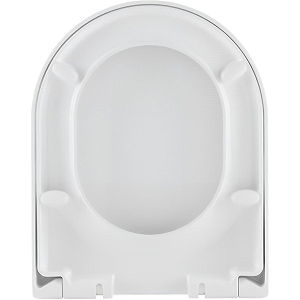 Abattant WC pour WC SANINDUSA Sanibold déclipsable slow close frein de chute blanc (non universel)