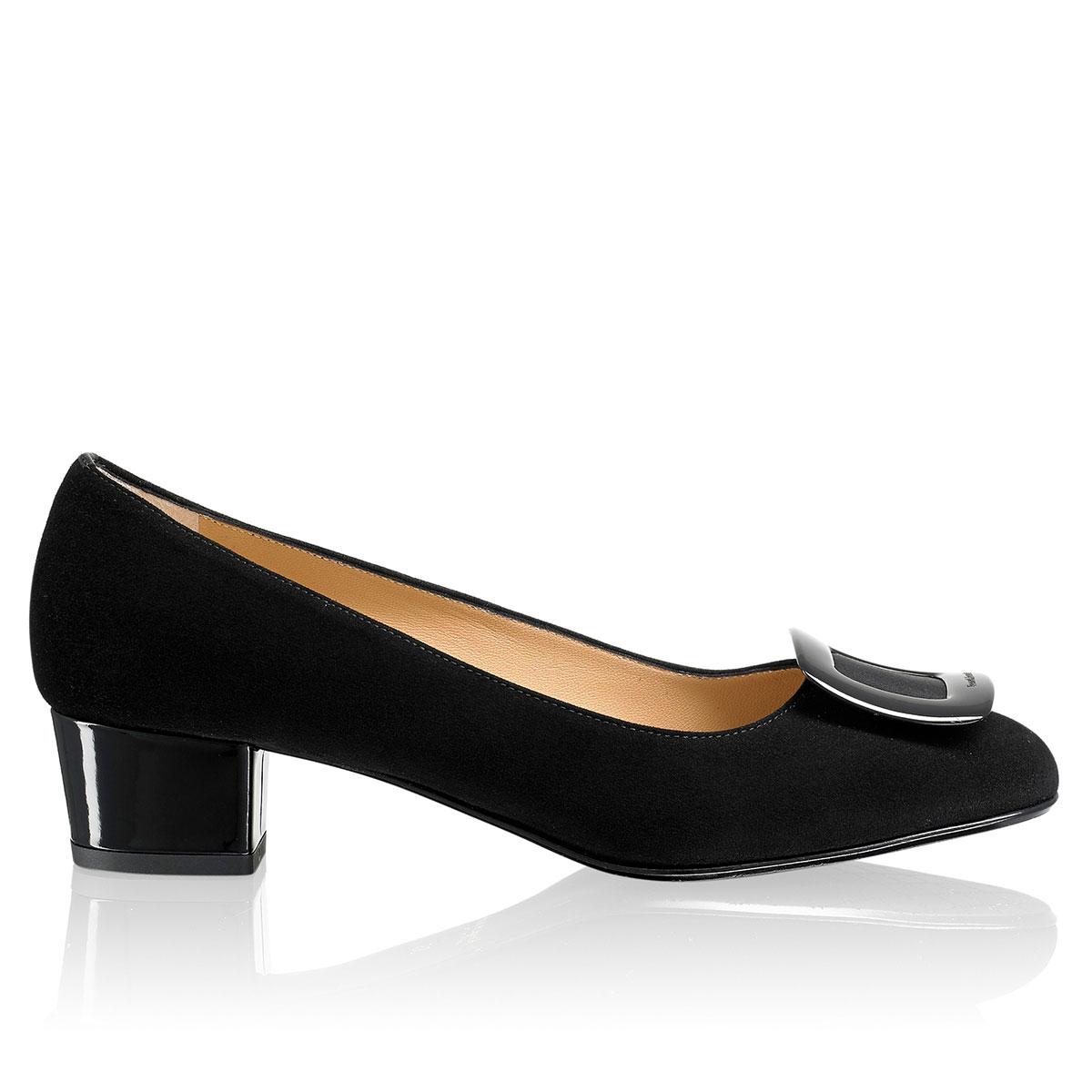 Russell & Bromley FRAME WORK Mid Heel Trim Court