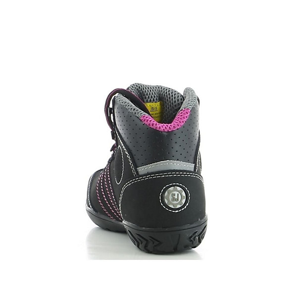 Chaussures de sécurité montantes femme Safety Jogger Isis S3 Noir / Rose 40