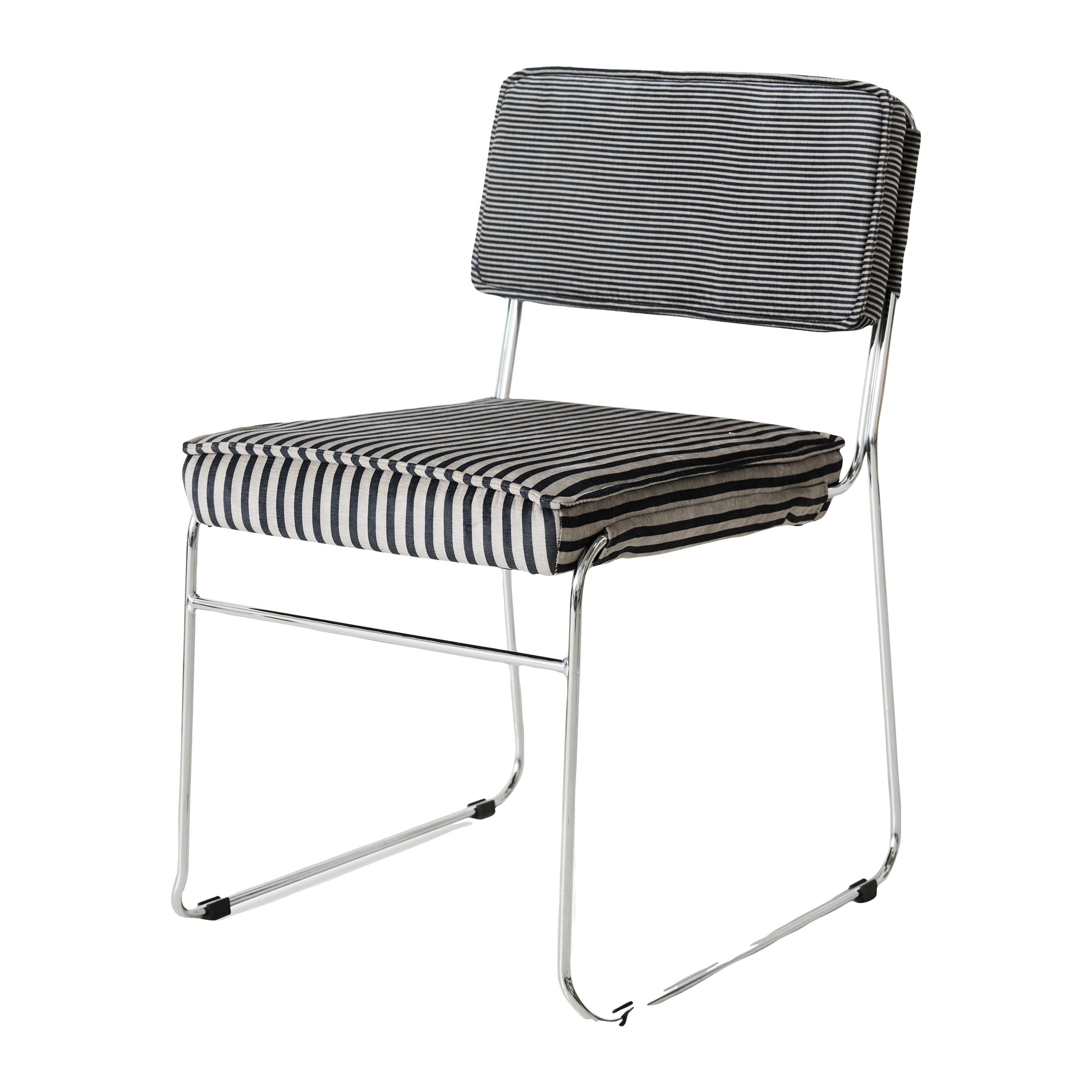 HKliving Endless Eetkamerstoel - Stripe Monochrome