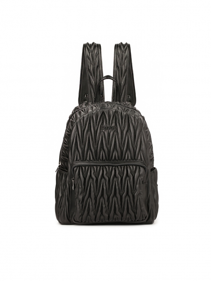 Soft backpack decorated with quilting