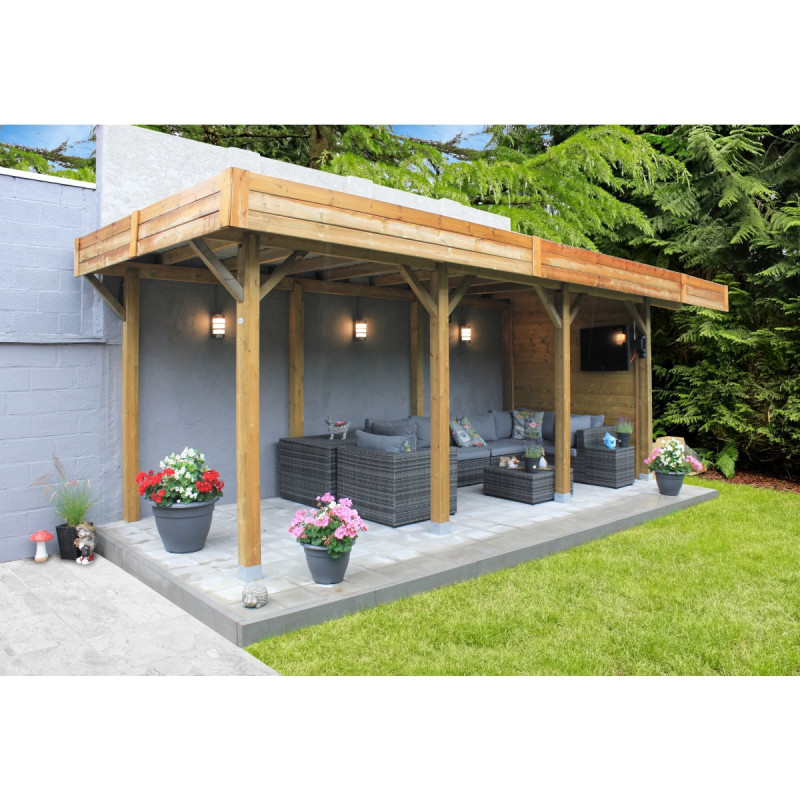 Carport de base à configurer 3 x 5 m SOLID