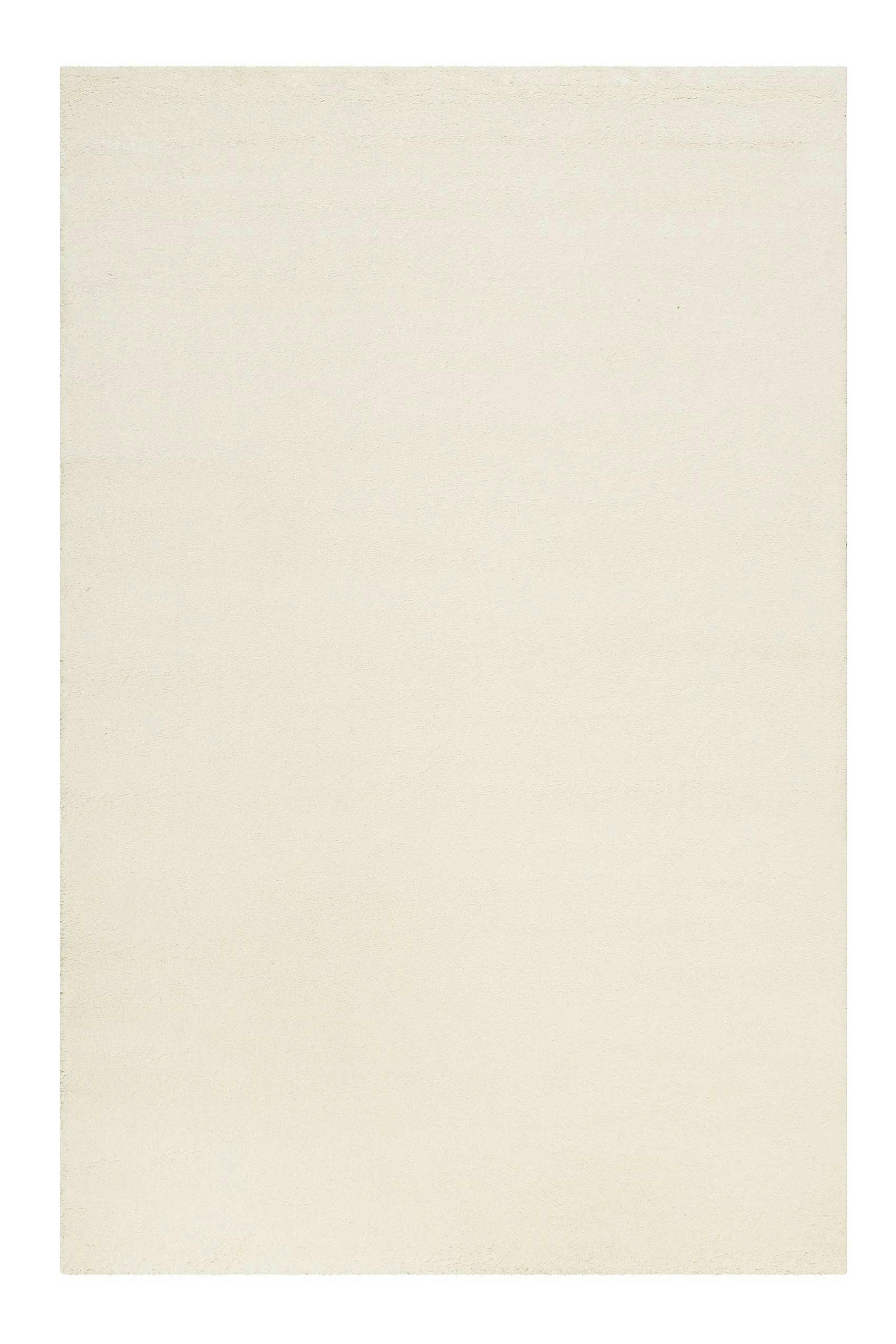 TILDA - Tapis à poils courts doux blanc cassé aspect laineux 120x170