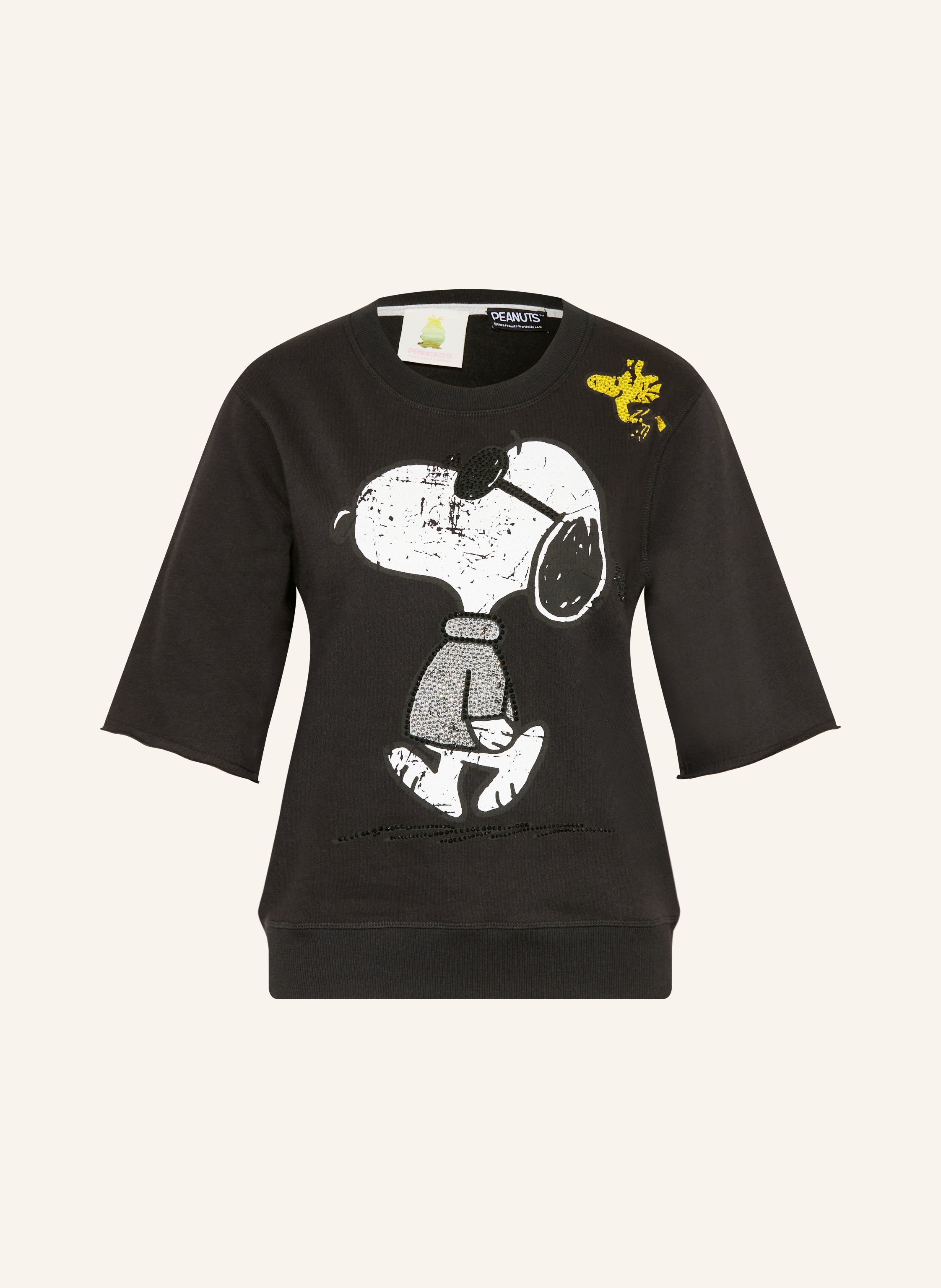 Princess GOES HOLLYWOOD Sweatshirt mit 3/4-Arm und Schmucksteinen