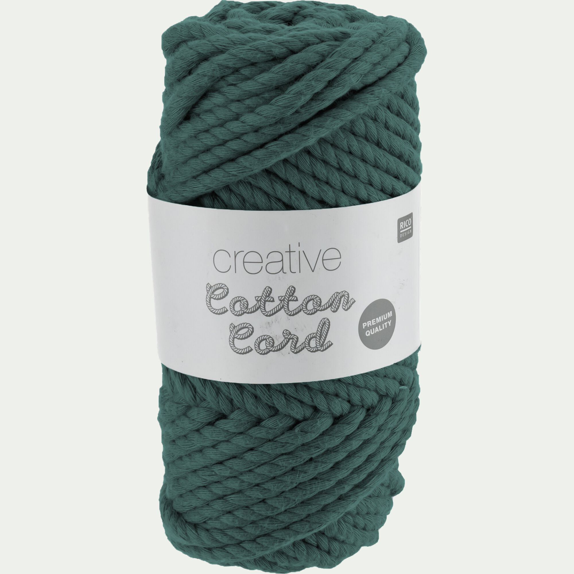 ALYRO - Fil coton macramé de 25m - vert