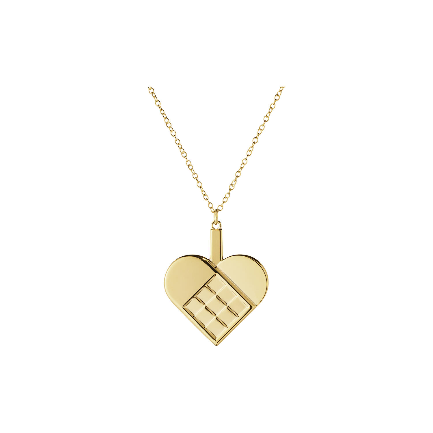 2025 Juleornament Hjerte, guld