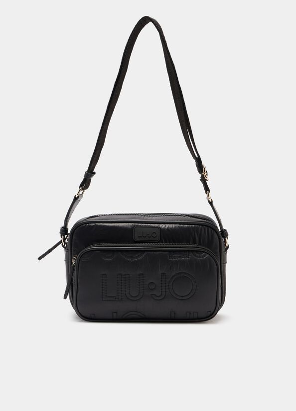 Borsa a tracolla media con tasca