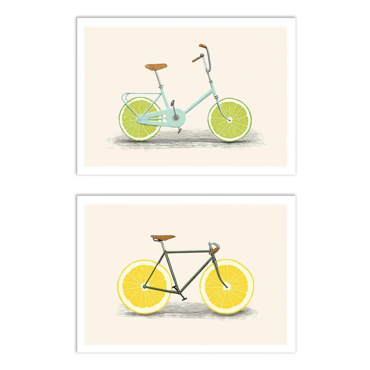 FLORENT BODART - ZEST AND ACID - 2 Affiches d'art 30 x 40 cm