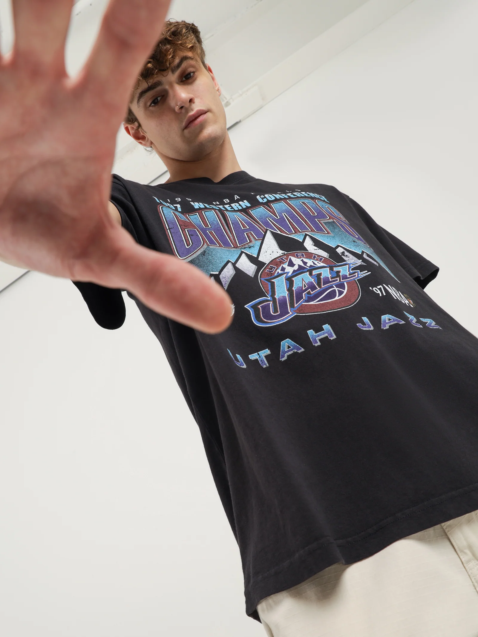 1997 Conf Champions Utah Jazz T-Shirt