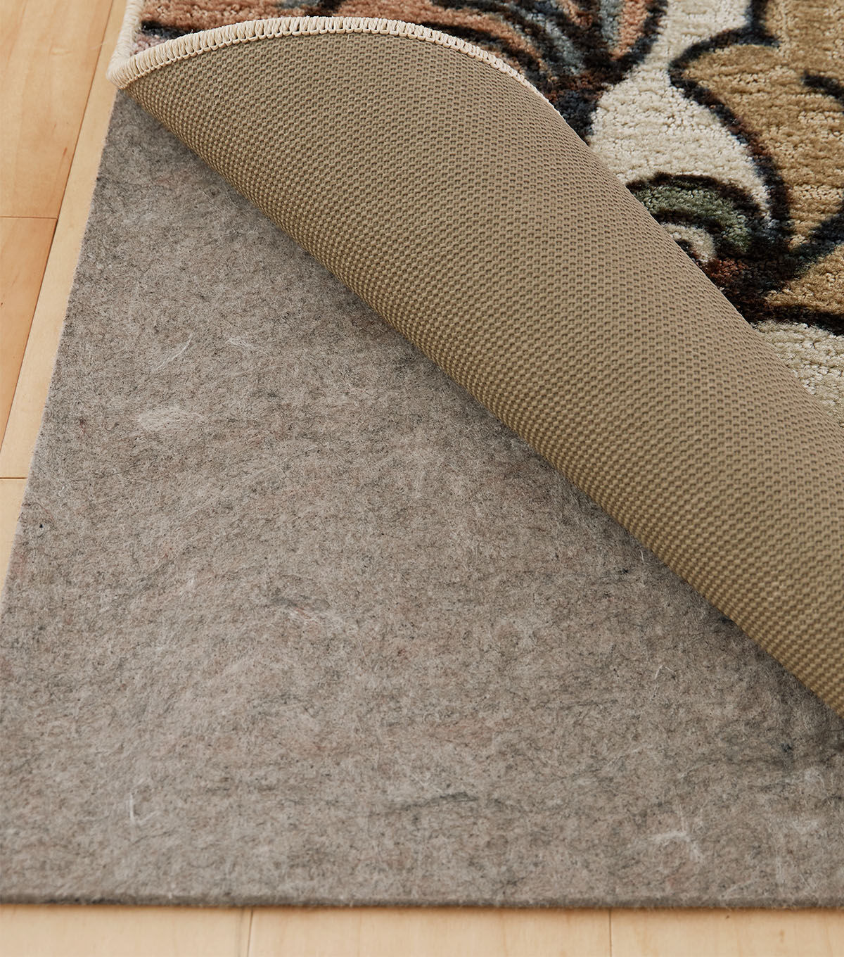 Dual Surface 1/4 Inch Rug Pad Gray 8' 4 X 10' 2