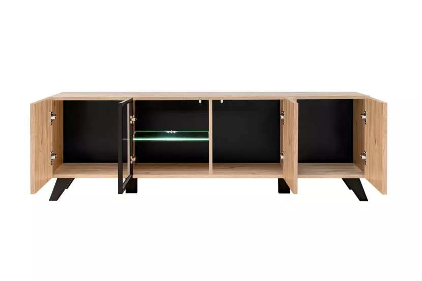 Stolik RTV LIAM LED 160 hickory jackson