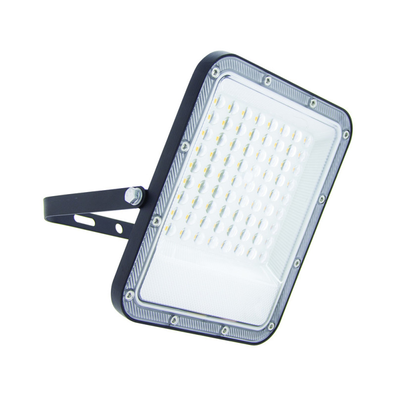 Projecteur extérieur LED noir blanc chaud 4500 lm 50 W XANLITE