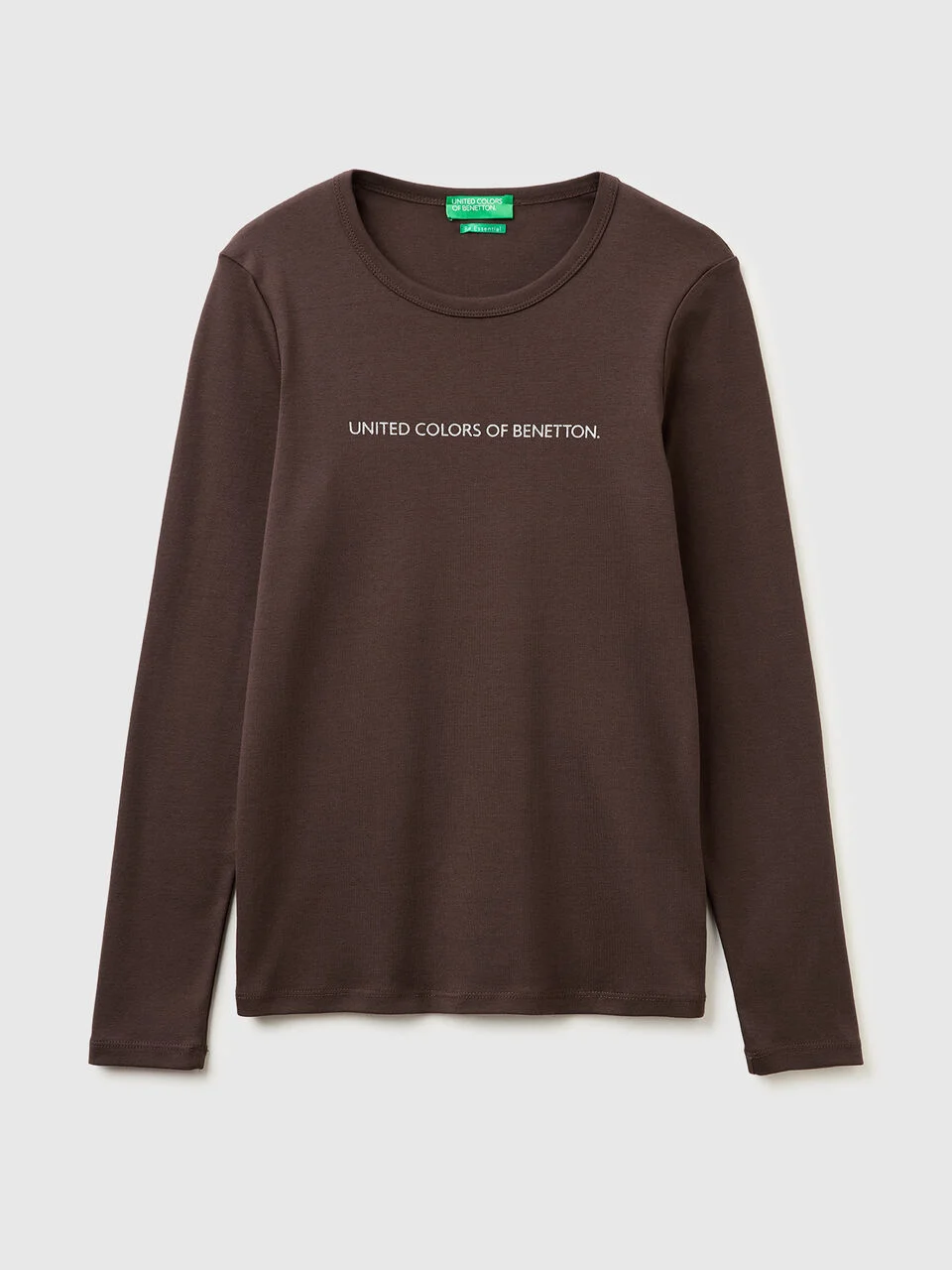 Long sleeve t-shirt with glitter logo