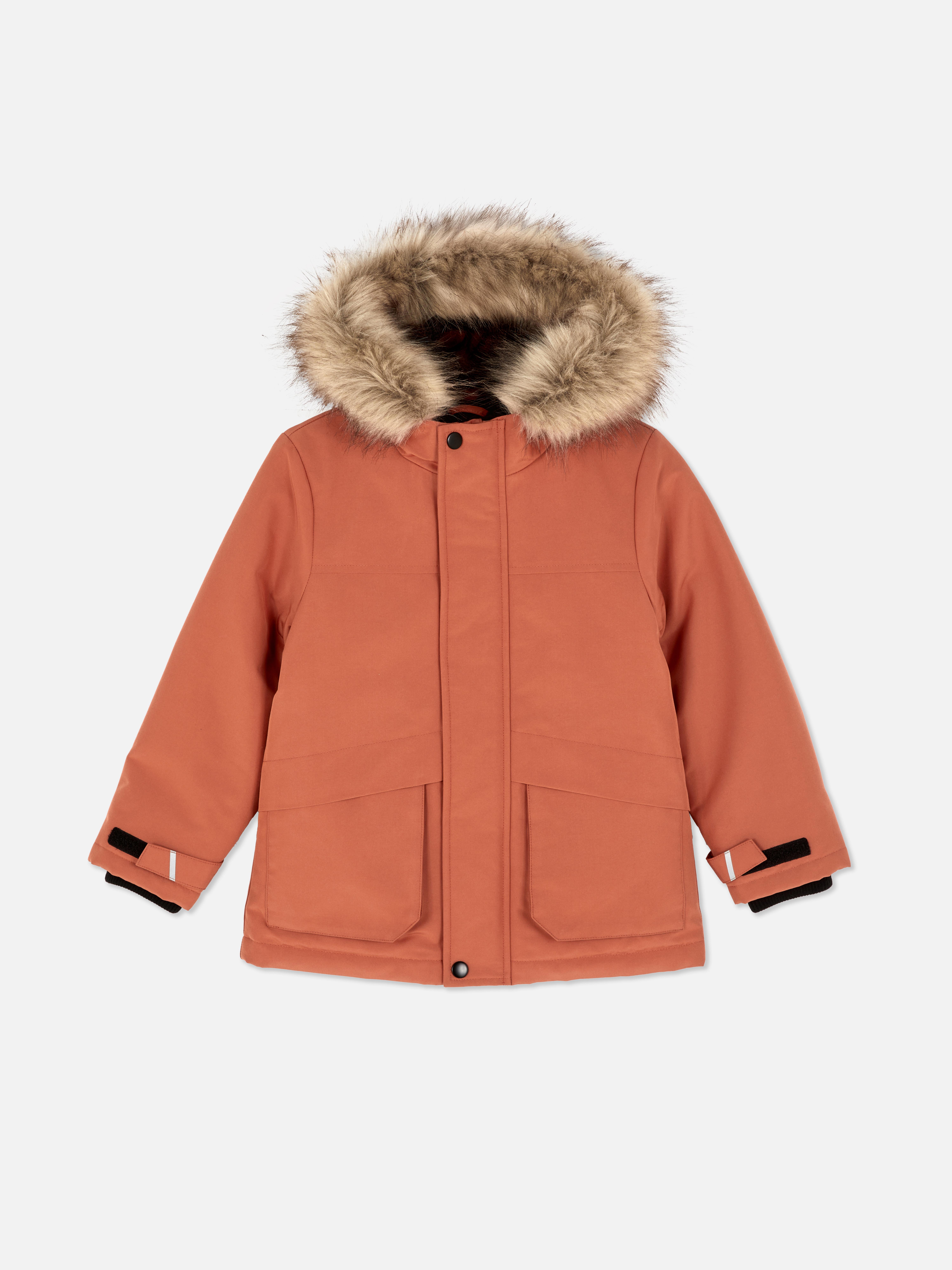 1.5-8yrs | Faux Fur Trim Parka