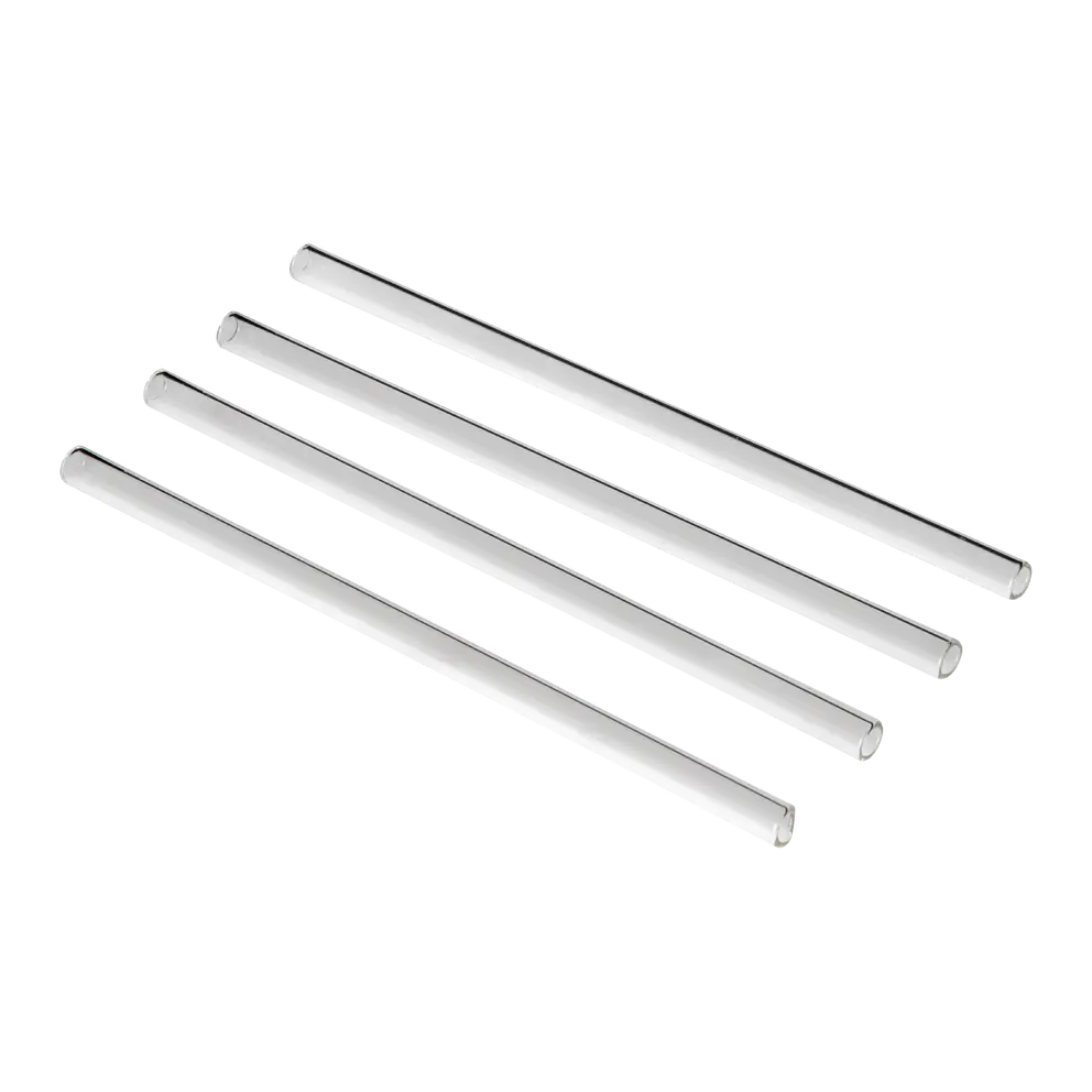 Trinkhalm 4er-Set Glas