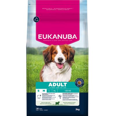 Eukanuba Premium Nutrition Adult Small & Medium Breed Lamb & Rice
