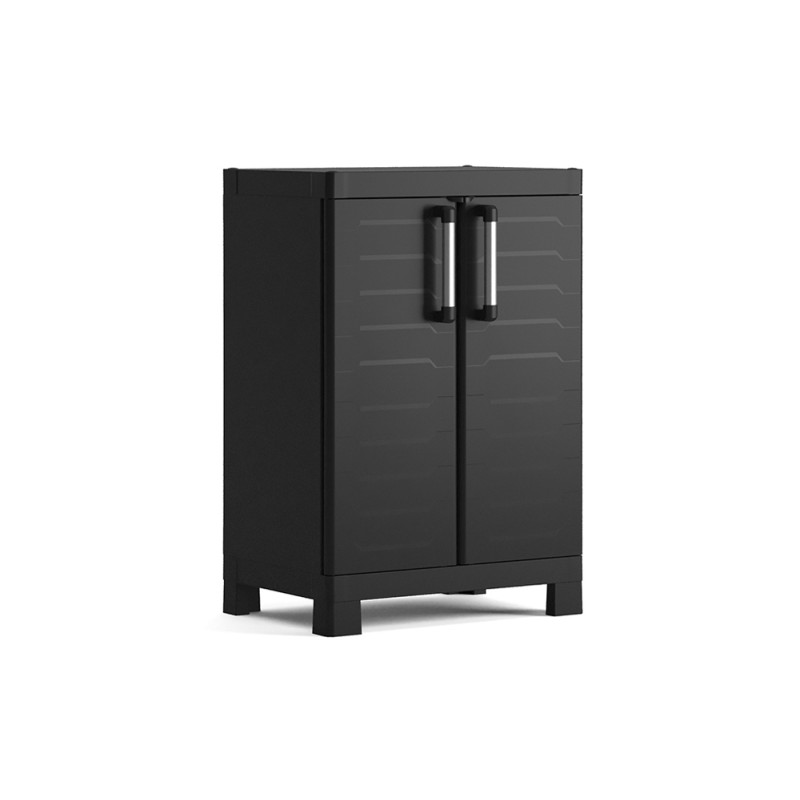 Armoire de rangement Détroit basse noire 97 x 65 x 45 cm KETER