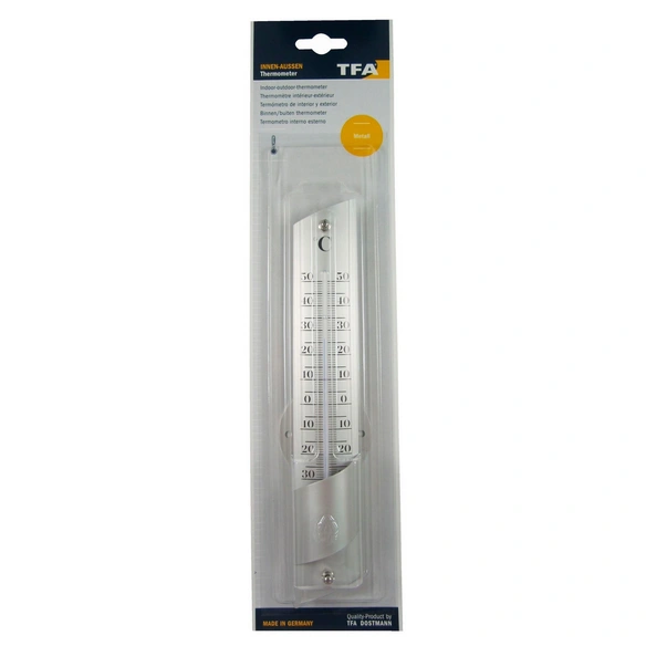 Thermometer, Breite: 5,6 cm, Aluminium