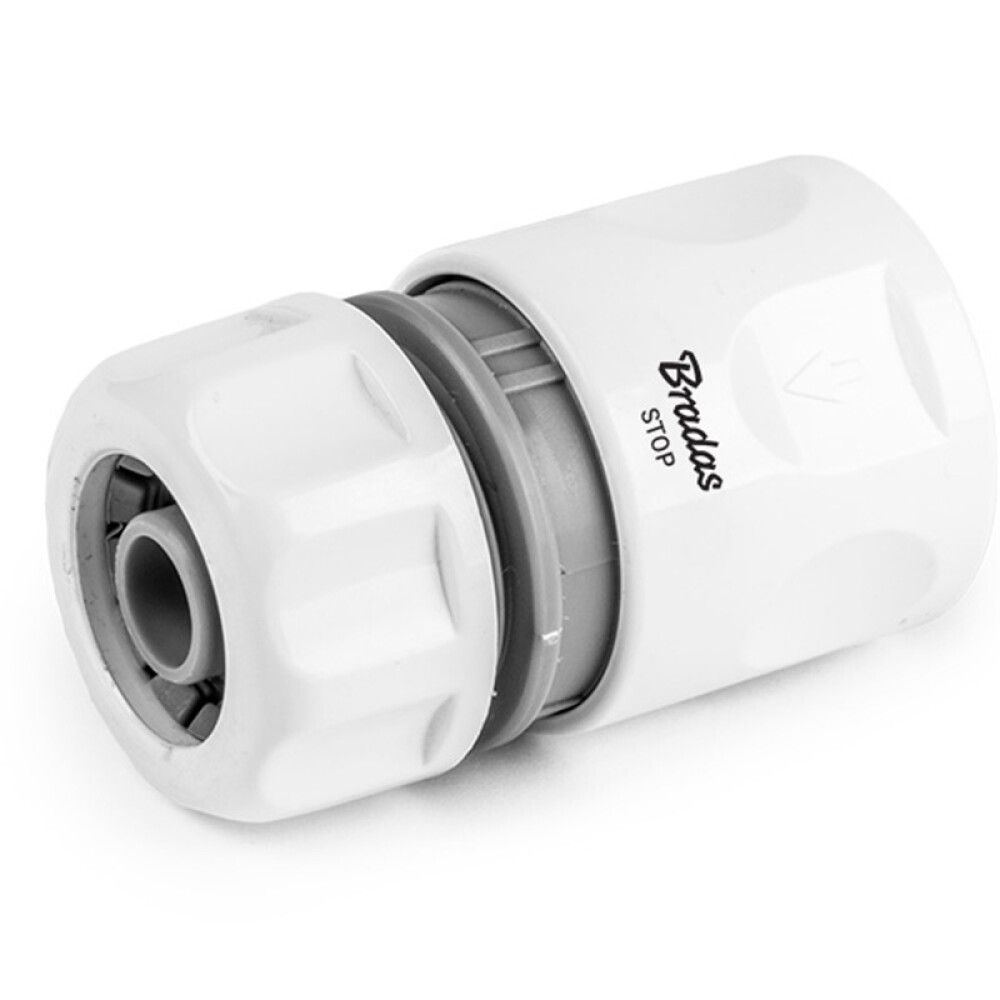 SLANGEKOBLING BRADAS WHITE LINE STOPPKONTAKT 1/2"
