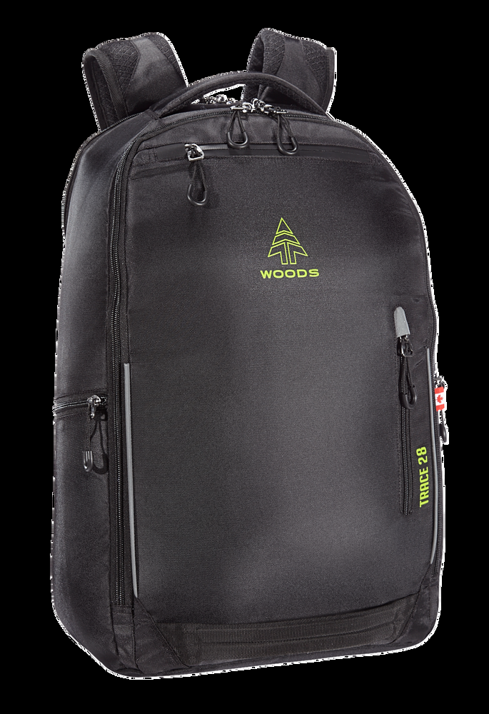 Woods Trace Daypack, Lightweight Laptop Backpack For Travel/Hiking/School, 28-L