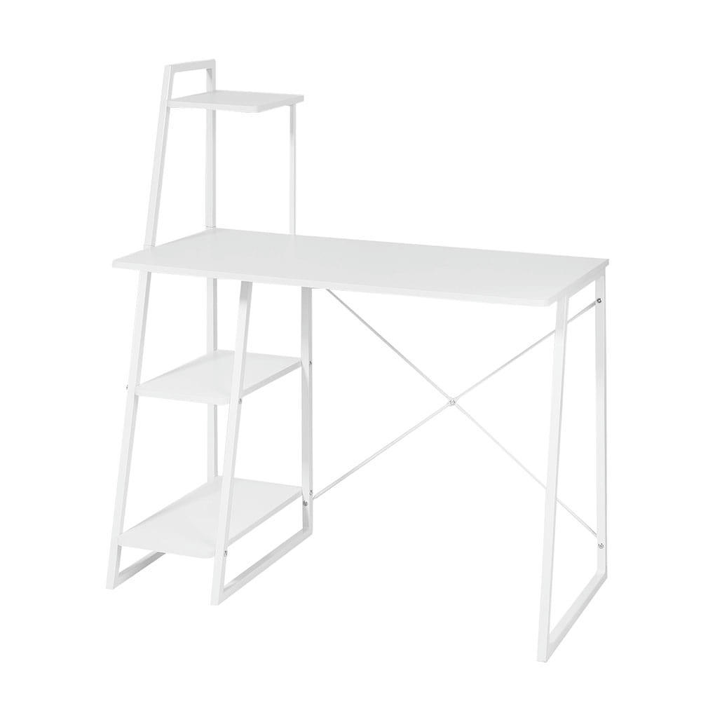 - Bureau informatique en panneau de particule blanc