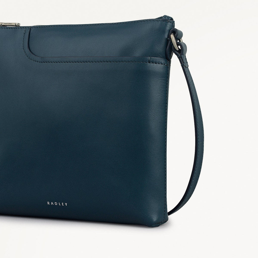 Pockets - Small Ziptop North-South Cross Body Bag