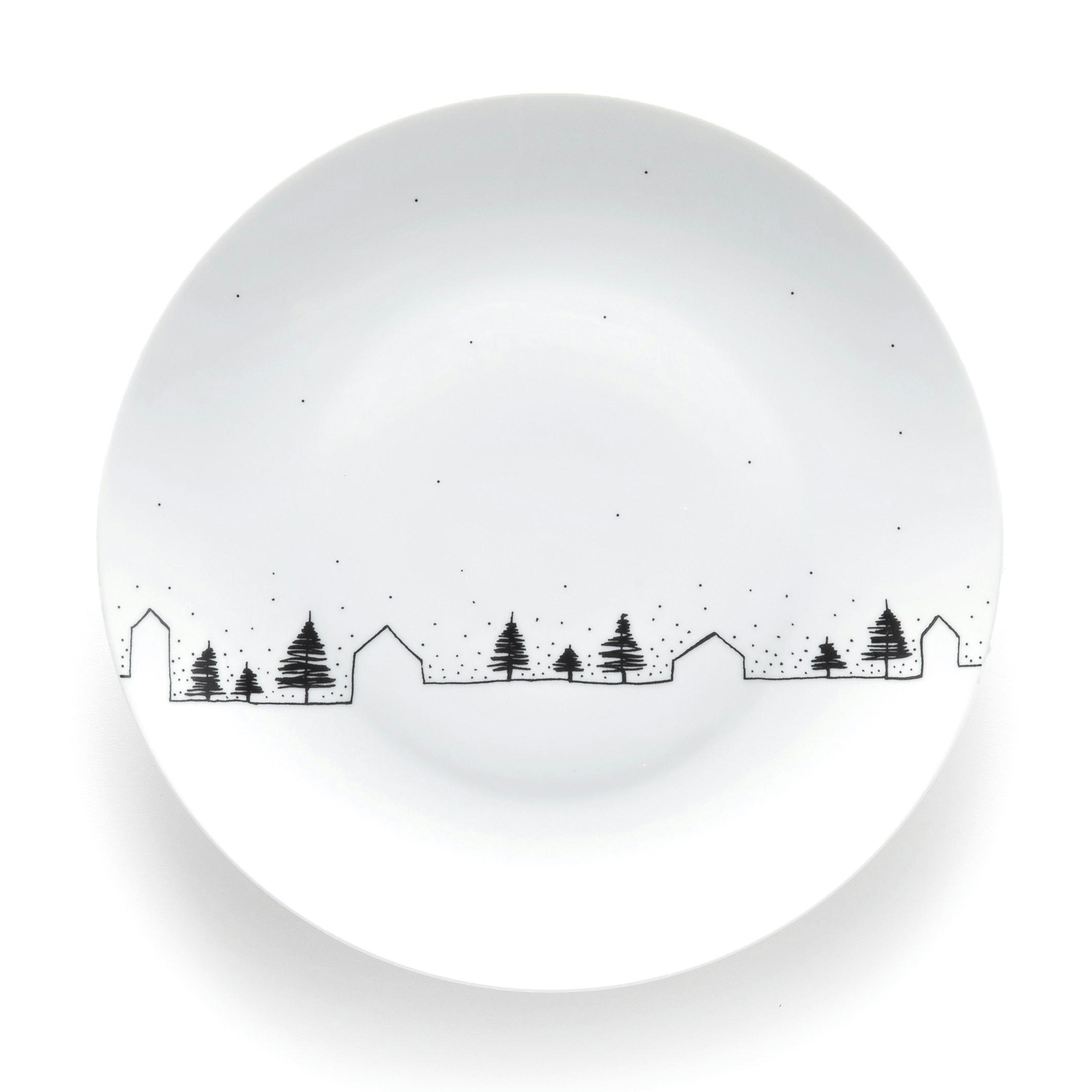 Lot 4 assiettes plates, MIWIN