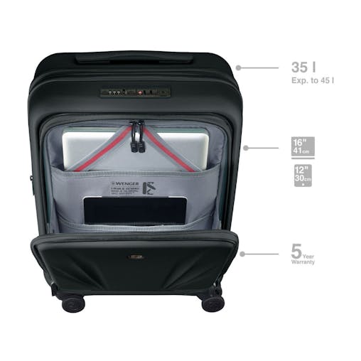 Wenger Skyon Hardside 2 Piece Luggage Set Black