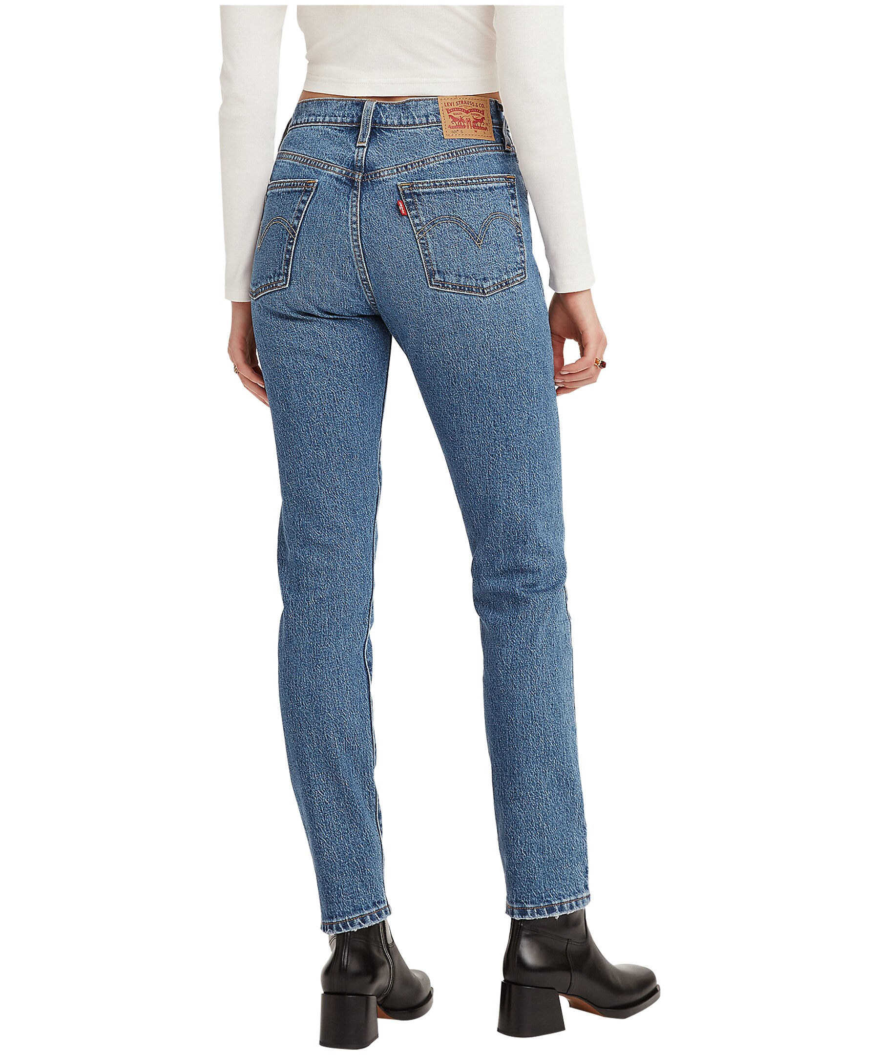 Levi's Women's 501 High Rise Skinny Jeans - Medium Indigo