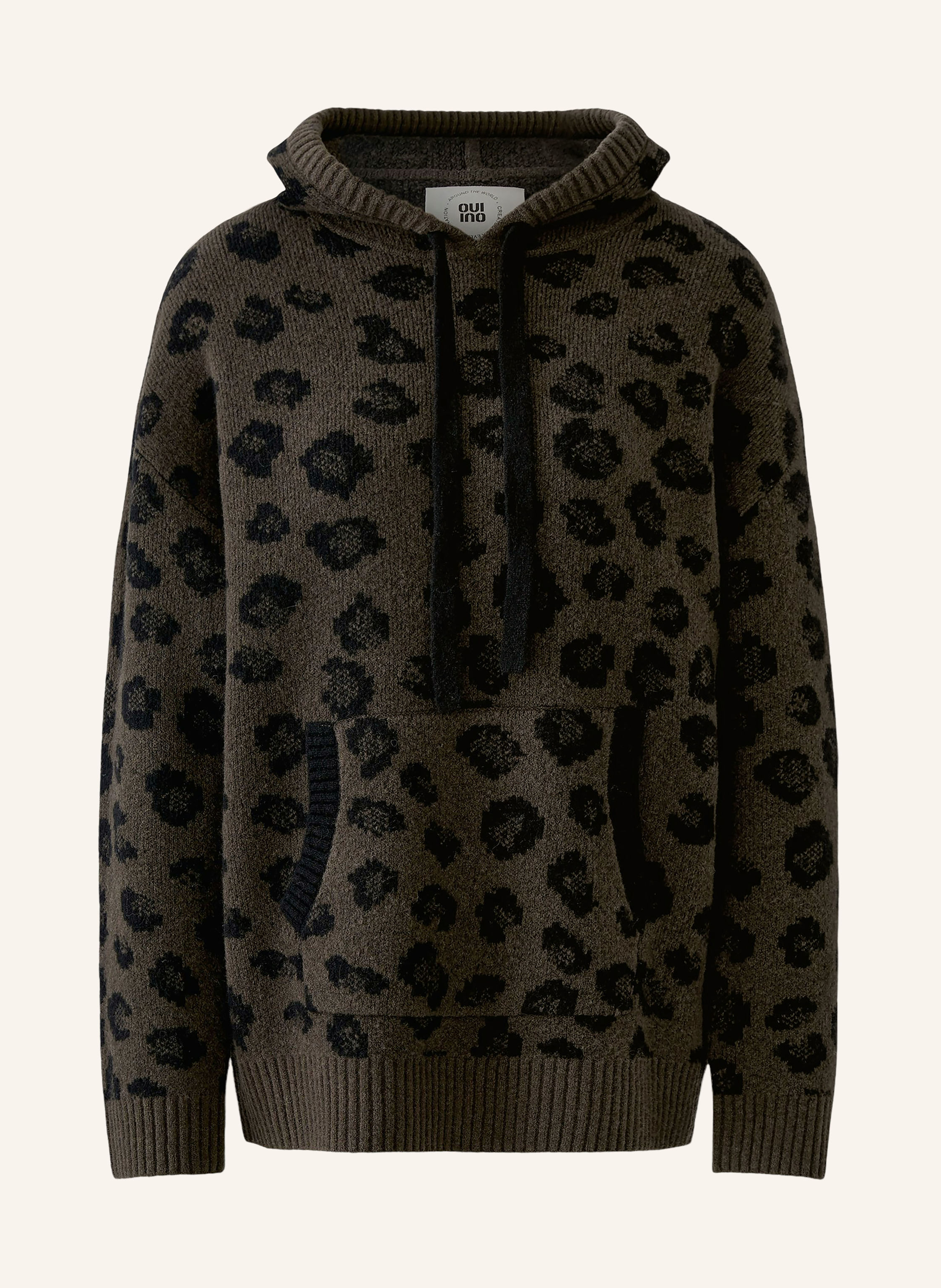 Oui Strick-Hoodie