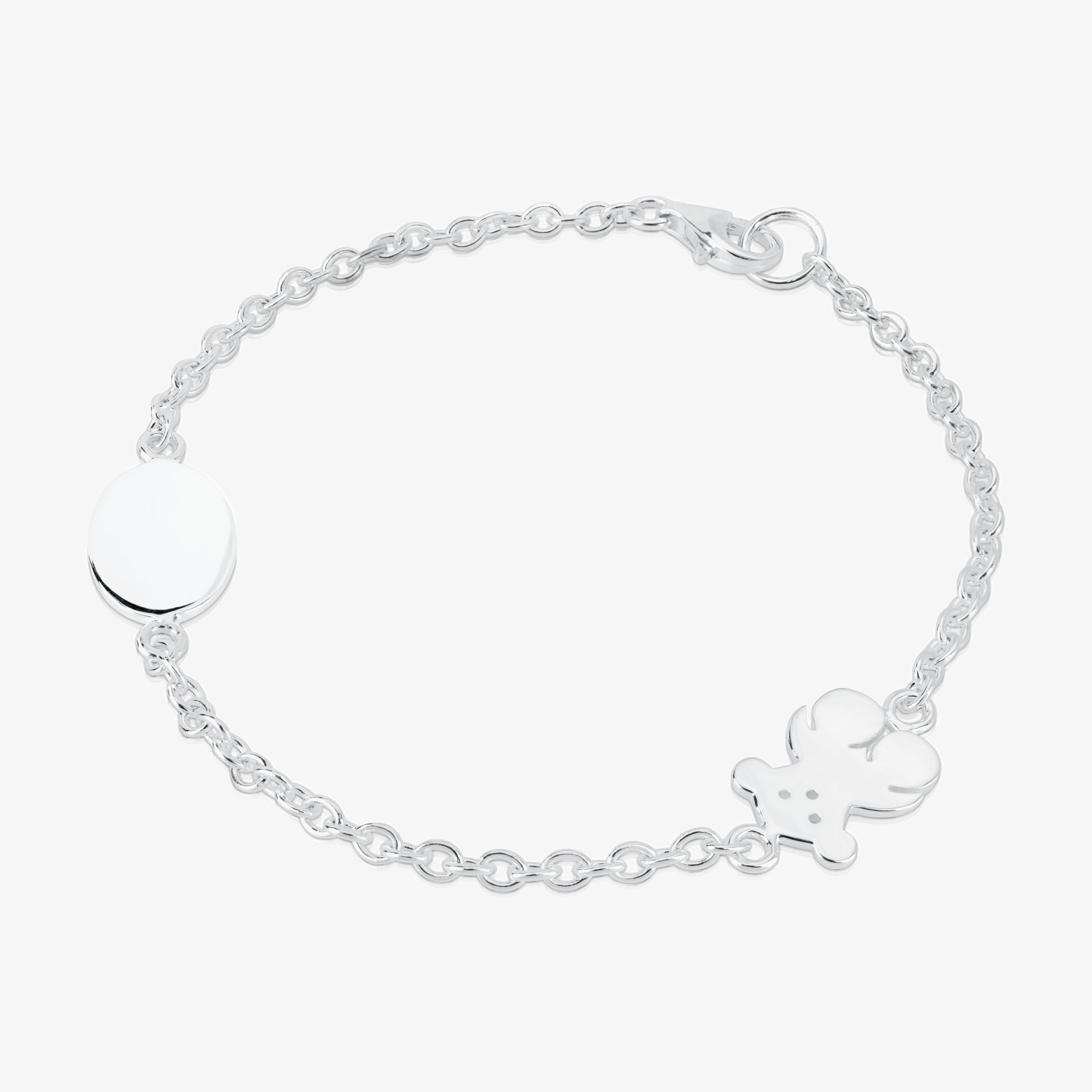 Pulsera cadena de plata con motivo TOUS Bear