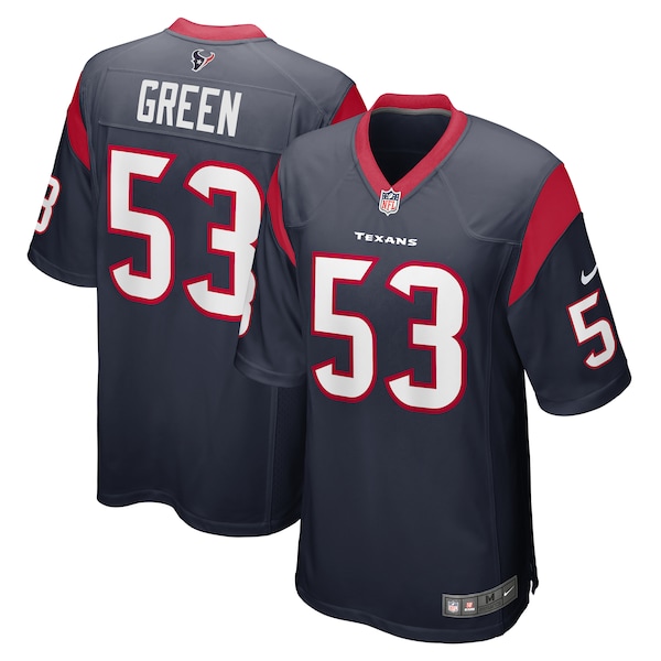 Kendrick Green Houston Texans Nike Team Game Jersey -  Navy