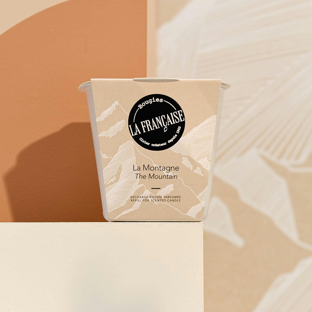 - Recharge bougie parfumée cire végétale La Montagne