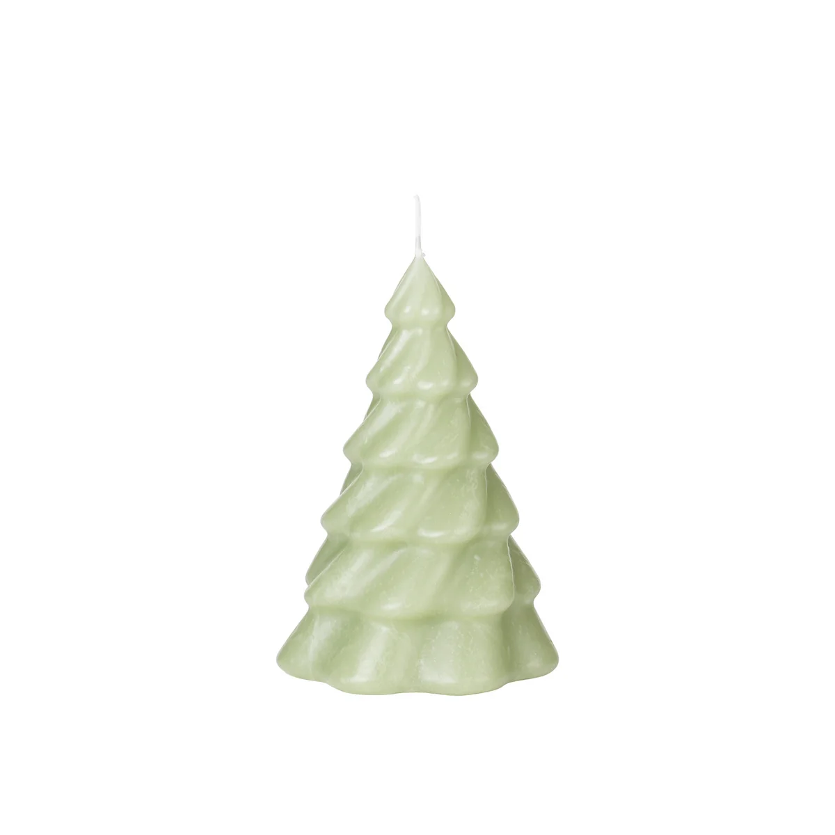 Broste Copenhagen - Pinus Weihnachtsbaumkerze, Ø 10 cm, light dusty green