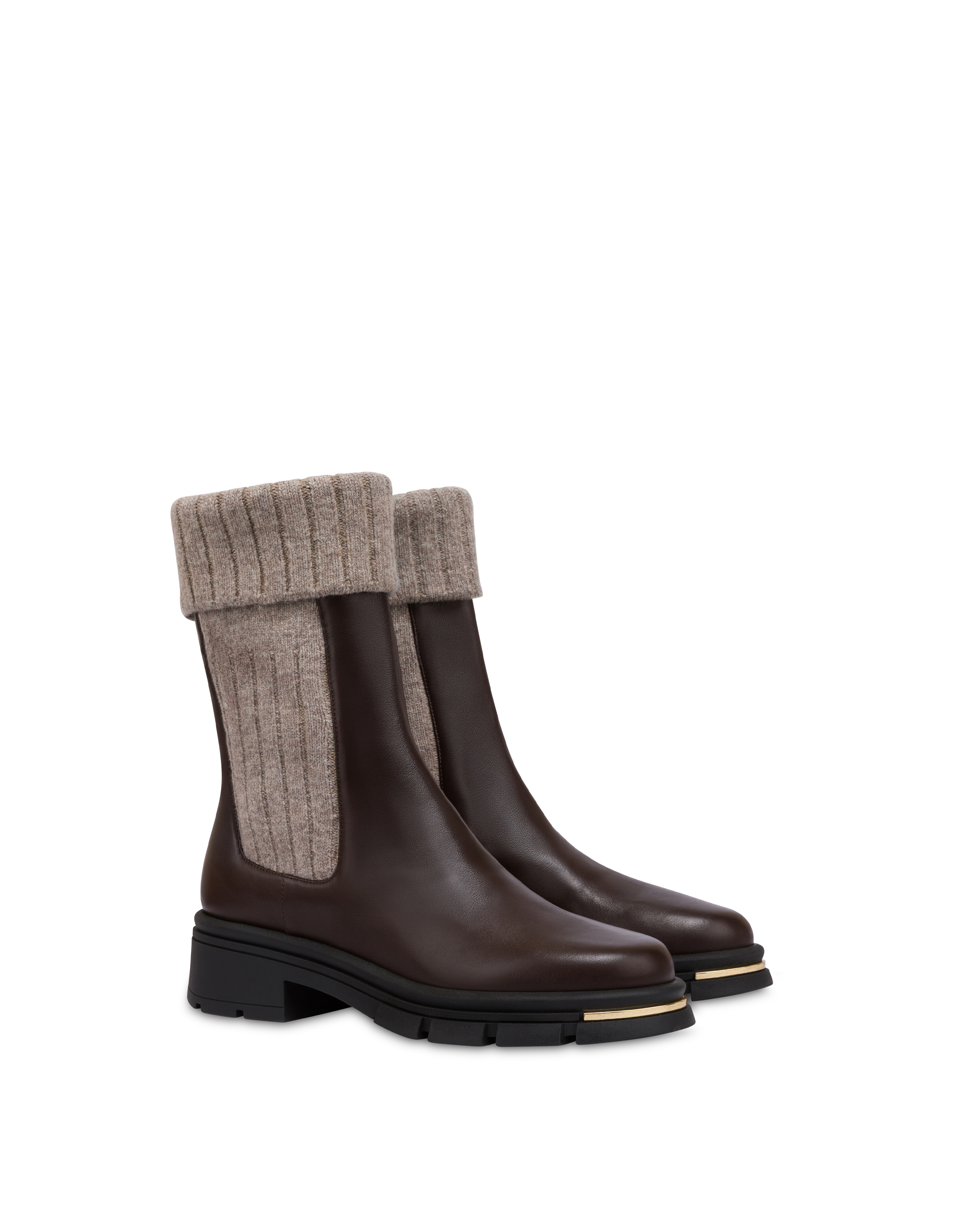 Stivaletto Comfy In Vitello Ebano