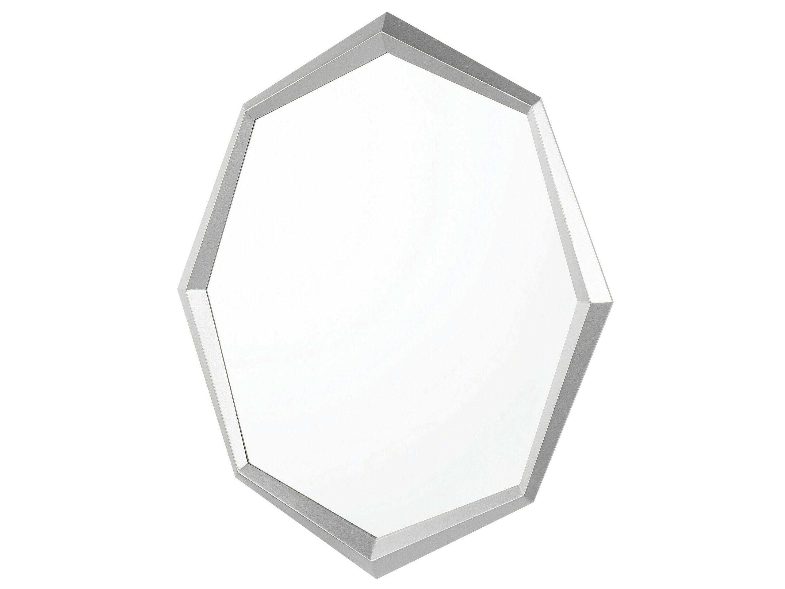 OENO - Miroir en métal argenté 91x66