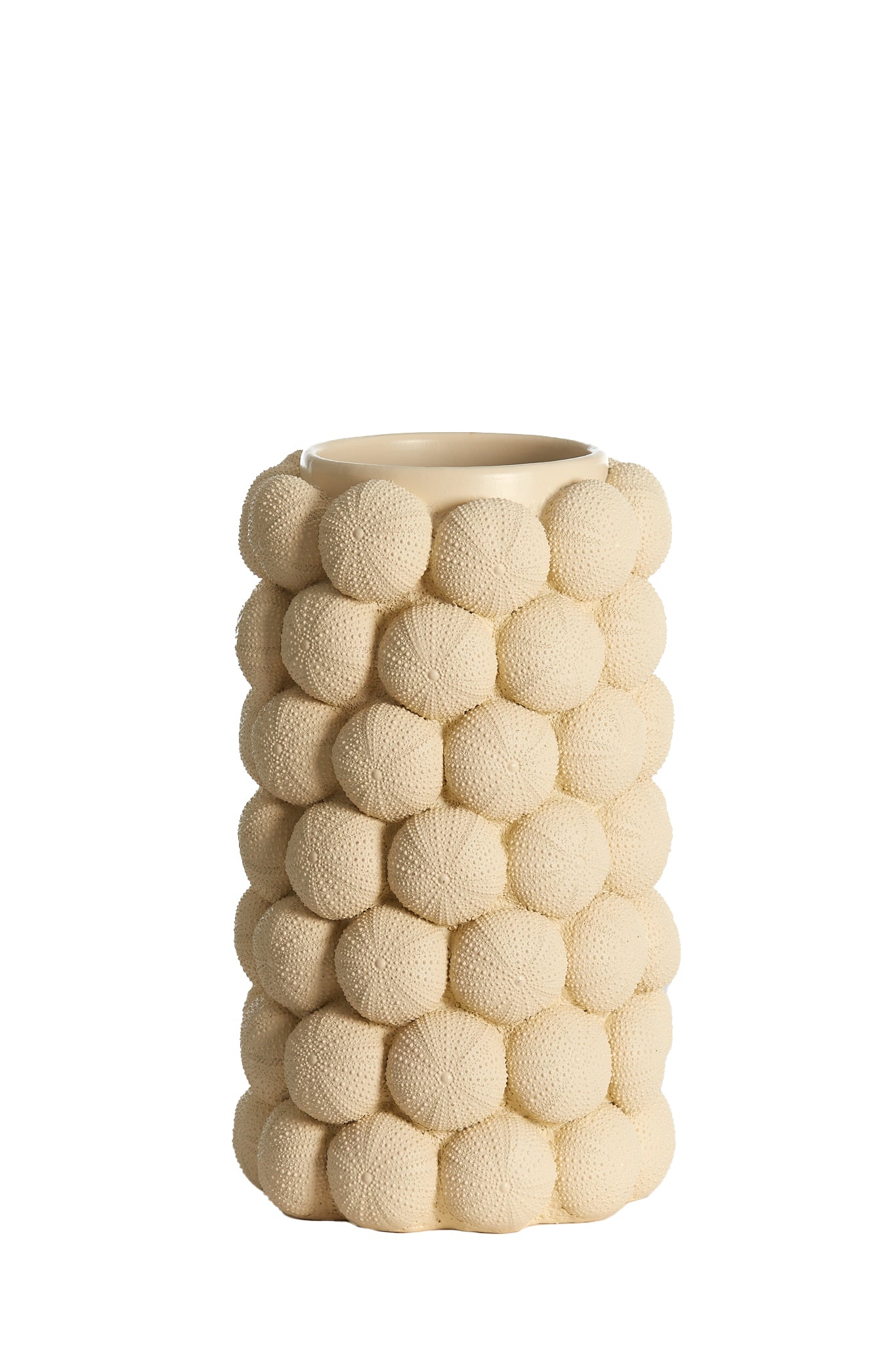 Light & Living vaas SEA URCHIN - Ø19x32.5cm - wit