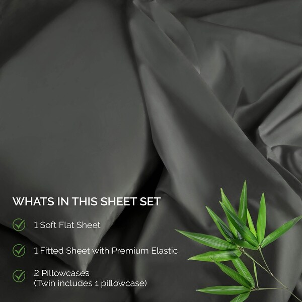 Superior Rayon from Bamboo Deep Pocket Sheet Set