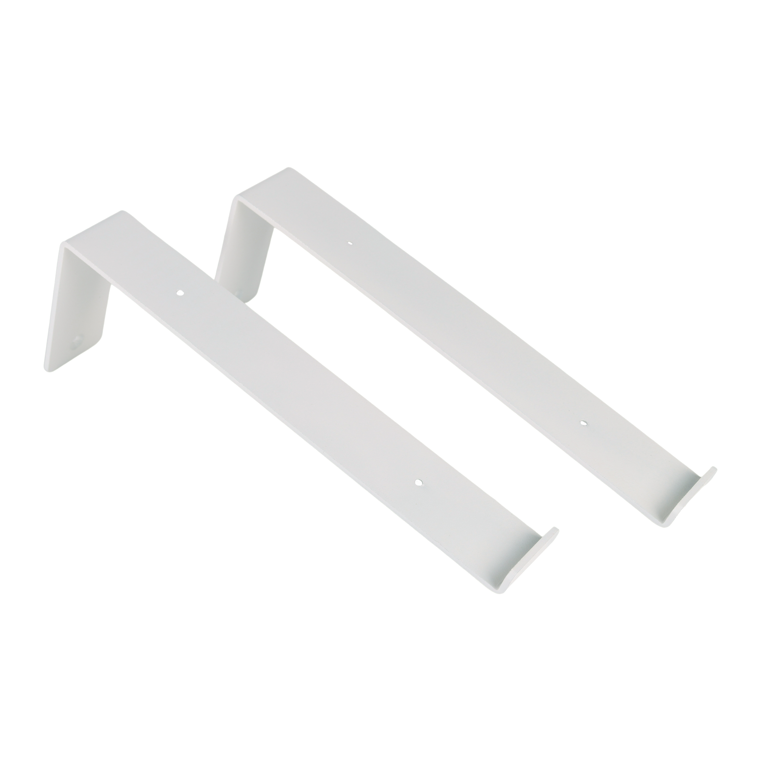 Gorillz Wagon Stalen Plankdragers voor Wandplank - 30 cm - Wit Metaal