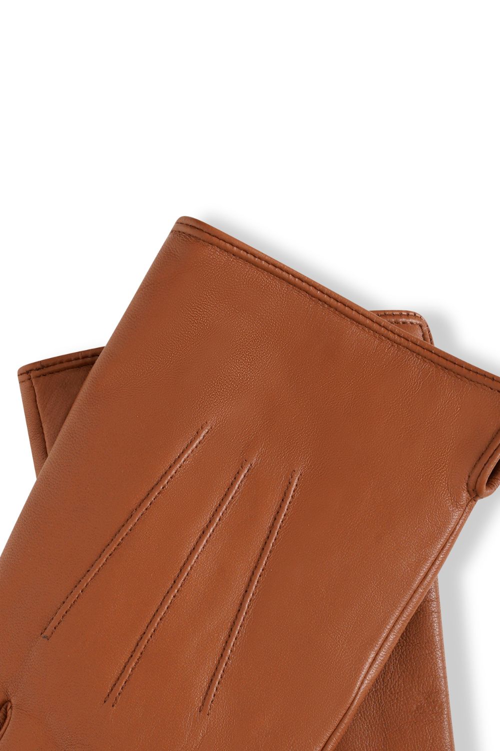 Barneys Originals Gift Boxed Tan Real Leather Gloves