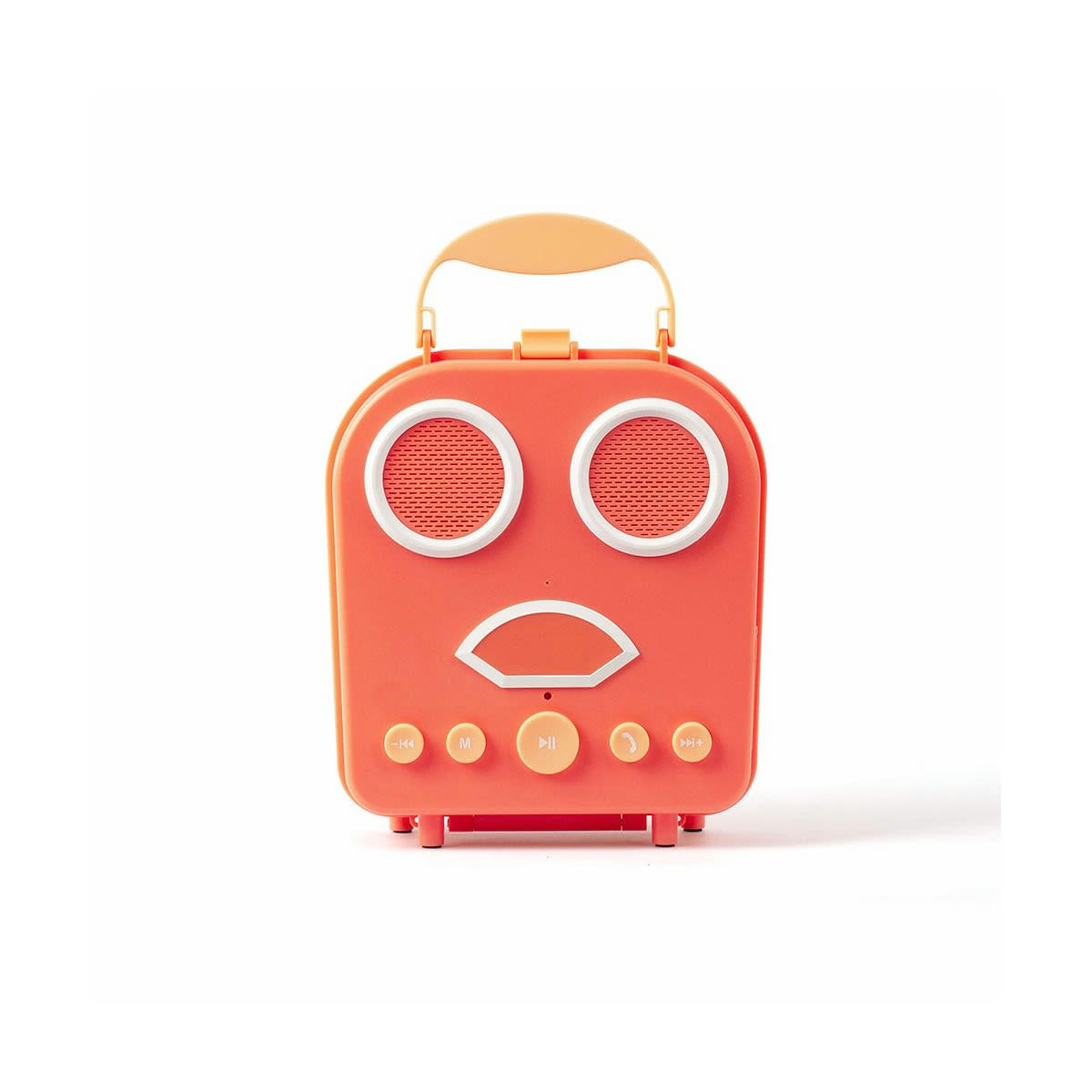 TES221B - Haut-parleur compatible bluetooth en plastique corail