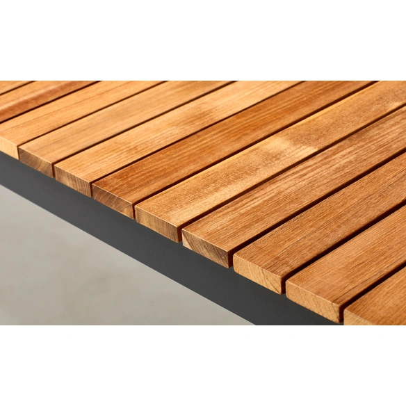Gartentisch »Mood«, BxHxL: 100 x 72 x 167,5 cm, Tischplatte: Teakholz