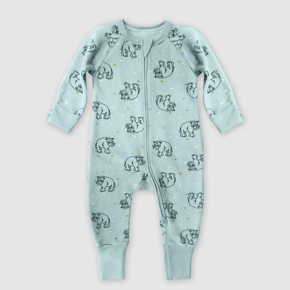 Pyjama velours zippé