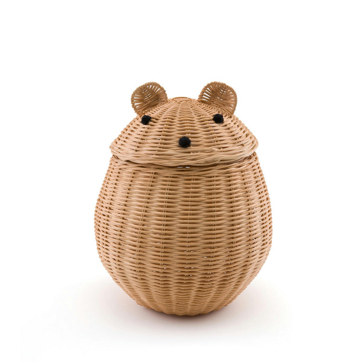 Panier enfant souris en rotin, Barnita
