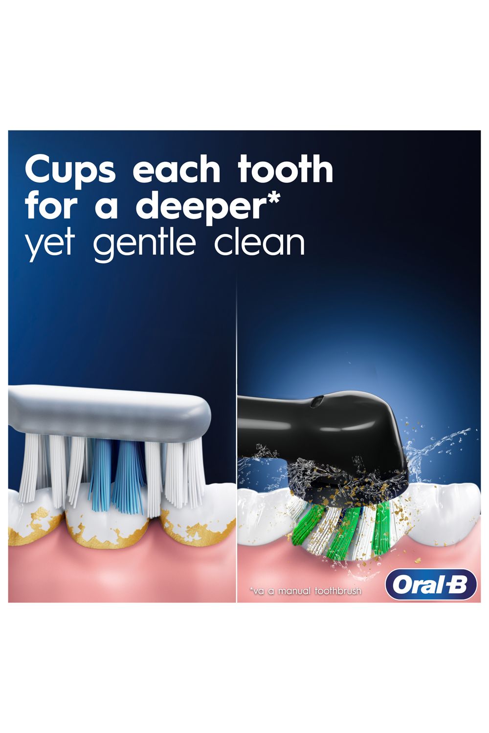 Oral B Vitality Pro Black & Blue Duo Toothbrushes