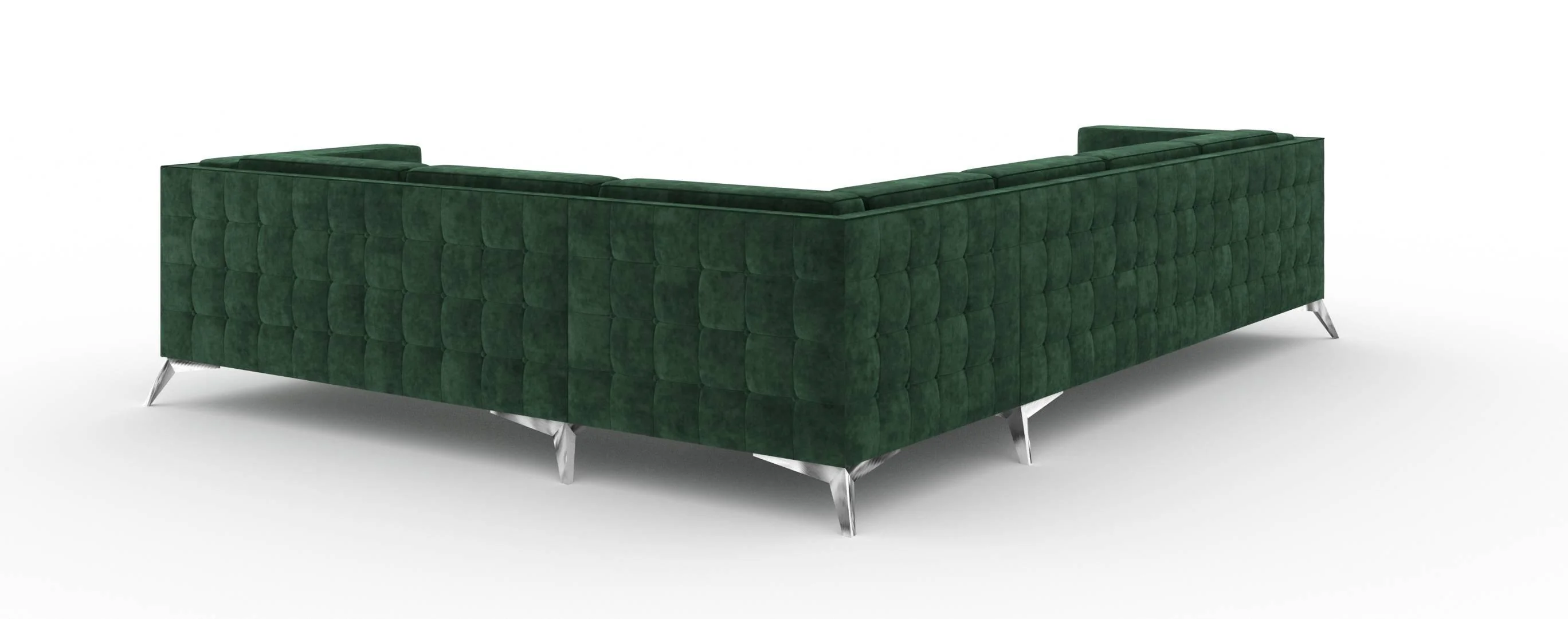 5-zitshoekbank Gusto rechts velvet