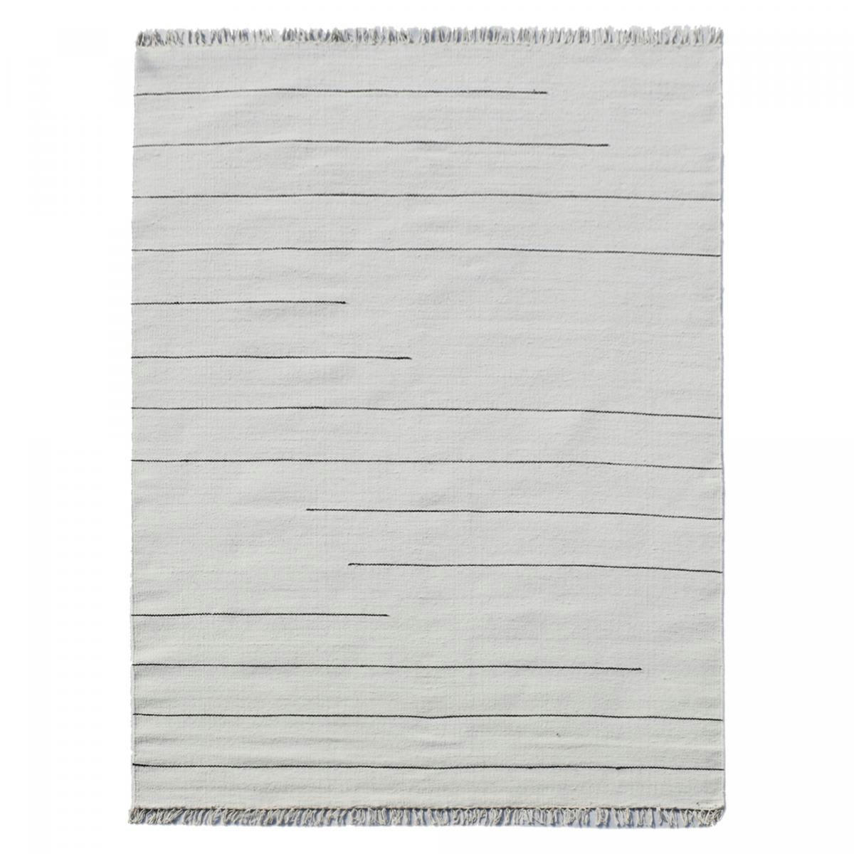 PRAHA - Tapis kilim ecru 200x290